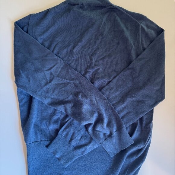 NWT J. Crew Lightweight Turtleneck Sweater Size Small Indigo - Picture 6 of 6